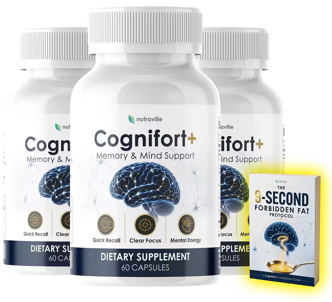 Three bottles of Cognifort — 90-day supply